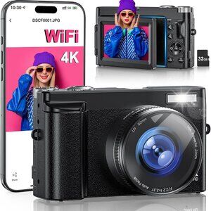 NEW 4K Digital Camera with 32GB card
